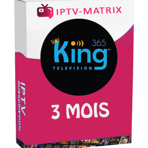 Abonnement Kingtv 365 3 mois