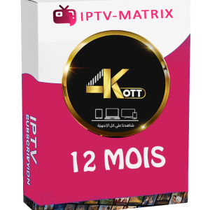 Abonnement 4K OTT 12 mois