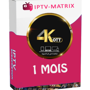 Abonnement 4K OTT 1 mois
